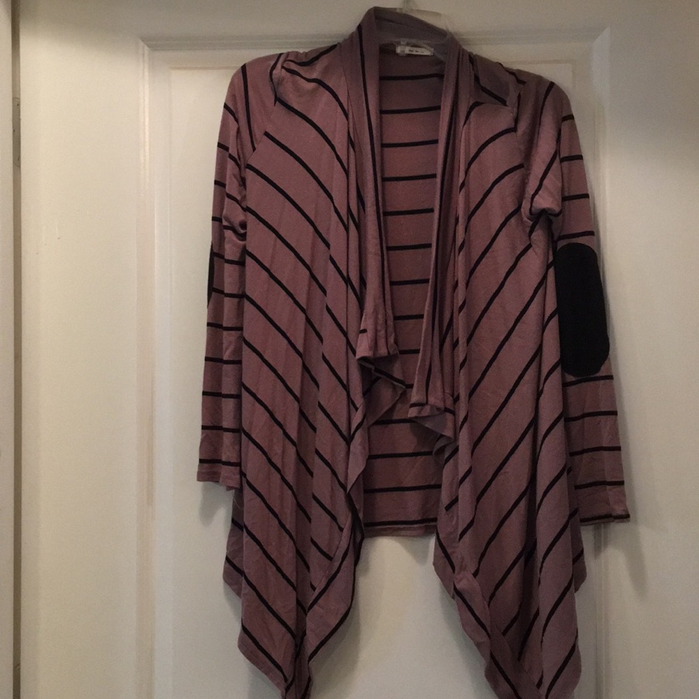 Brown and black striped sweater